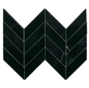 Nero Marquina Chevron - stone tile